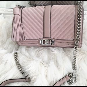 Rebecca Minkoff | Pink suede crossbody